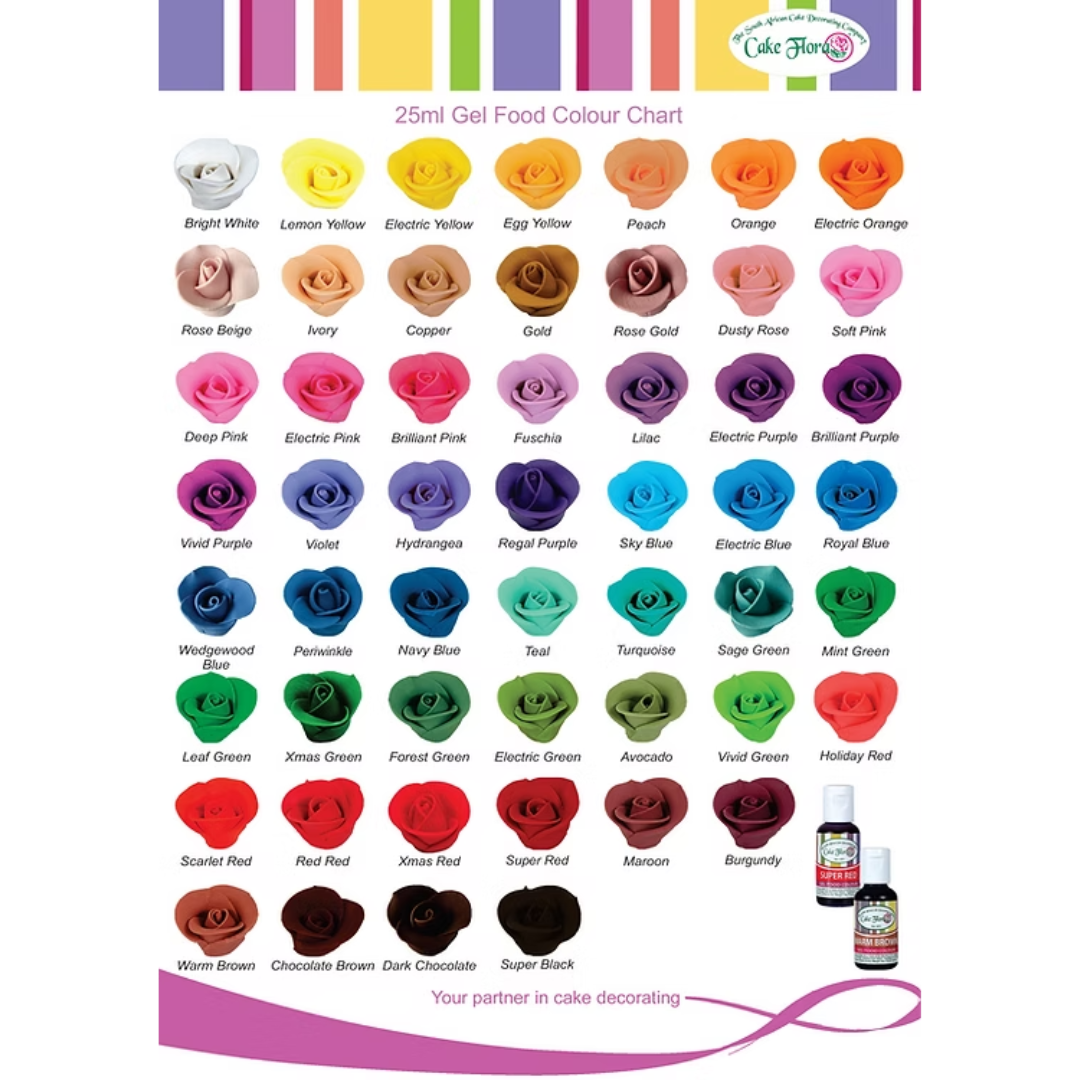 Cake Flora Soft Paste Gel Colours - 21g - Image 3