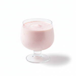 Serving suggestion for Strawberry Mousse Mix